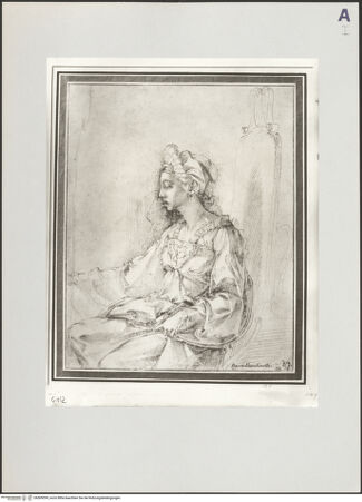 Vorderseite von Nationalmuseum Stockholm [https://www.deutsche-digitale-bibliothek.de/content/lizenzen/rv-fz/] Frauenporträt - , bh509599_recto. Foto.