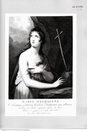 Vorderseite von Istituto Nazionale per la Grafica [http://creativecommons.org/publicdomain/mark/1.0/] Die büßende Magdalena - , bh509779. Foto.