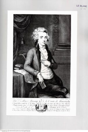 Vorderseite von Istituto Nazionale per la Grafica [http://creativecommons.org/publicdomain/mark/1.0/] Bildnis des Grafen Paul Martinowitsch Skawronski - , bh509789. Foto.