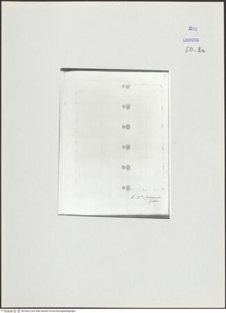 Vorderseite von Museum der bildenden Künste Leipzig [https://www.deutsche-digitale-bibliothek.de/content/lizenzen/rv-ez/] Album mit Zeichnungen und EntwürfenGrundriss - , bh510023_recto. Foto.