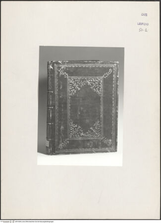 Vorderseite von Museum der bildenden Künste Leipzig [https://www.deutsche-digitale-bibliothek.de/content/lizenzen/rv-ez/] Album mit Zeichnungen und EntwürfenEinband - , bh510064_recto. Foto.