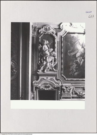 Vorderseite von ICCD [https://www.deutsche-digitale-bibliothek.de/content/lizenzen/rv-ez/] Wanddekoration der Cappella dell'AssuntaEngelspaar - Gesamtansicht, bh510269_recto. Foto.