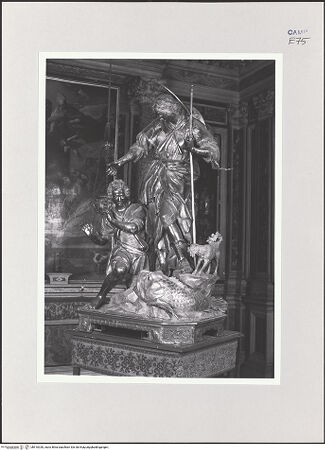 Vorderseite von ICCD [https://www.deutsche-digitale-bibliothek.de/content/lizenzen/rv-ez/] Der Erzengel Raphael mit Tobias - Ansicht von rechts, bh510330_recto. Foto.