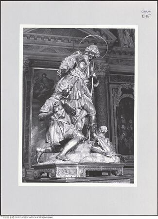 Vorderseite von ICCD [https://www.deutsche-digitale-bibliothek.de/content/lizenzen/rv-ez/] Der Erzengel Raphael mit Tobias - Ansicht von links, bh510331_recto. Foto.