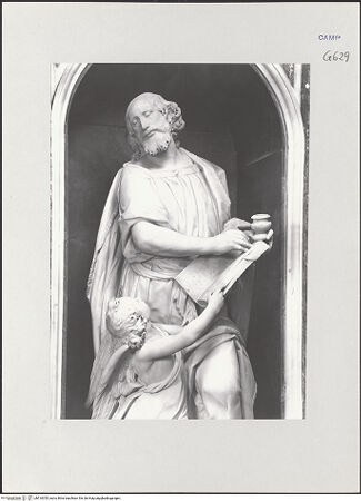 Vorderseite von ICCD [https://www.deutsche-digitale-bibliothek.de/content/lizenzen/rv-ez/] Heiliger Matthäus - Gruppe: Detail, bh510355_recto. Foto.