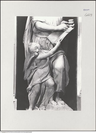 Vorderseite von ICCD [https://www.deutsche-digitale-bibliothek.de/content/lizenzen/rv-ez/] Heiliger Matthäus - Detail: Engel, bh510356_recto. Foto.