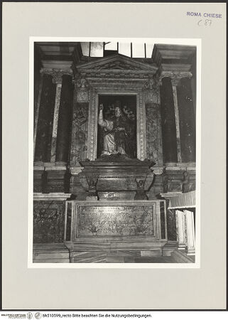 Vorderseite von Sopr. BAS ROMA [https://www.deutsche-digitale-bibliothek.de/content/lizenzen/rv-ez/] Grabmal Papst Pauls IV. - , bh510599_recto. Foto.