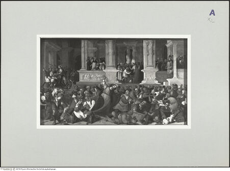 Vorderseite von Courtauld Institute [https://www.deutsche-digitale-bibliothek.de/content/lizenzen/rv-ez/] Jesus vertreibt die Händler - , bh510676_recto. Foto.