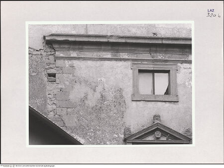 Vorderseite von Bibliotheca Hertziana [http://creativecommons.org/licenses/by-nc-sa/4.0/] Palazzo Orsini - Attikafenster, bh510741_recto. Foto: Sigismondi, Roberto.