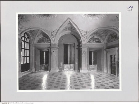 Vorderseite von Bibliotheca Hertziana [http://creativecommons.org/licenses/by-nc-sa/4.0/] Palazzo Orsini - Inneres, Atrium, bh510742_recto. Foto: Sigismondi, Roberto.