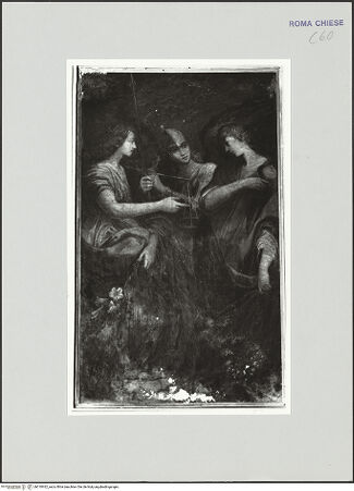 Vorderseite von Sopr. BAS ROMA [https://www.deutsche-digitale-bibliothek.de/content/lizenzen/rv-ez/] Drei Erzengel - , bh510932_recto. Foto.