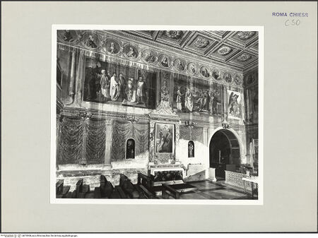 Vorderseite von Sopr. BAS ROMA [https://www.deutsche-digitale-bibliothek.de/content/lizenzen/rv-ez/] San Cosimato - Innen, linke Wand, bh510968_recto. Foto.