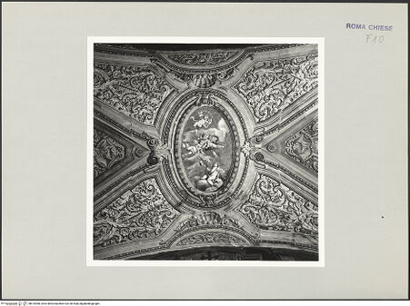 Vorderseite von Sopr. BAS ROMA [https://www.deutsche-digitale-bibliothek.de/content/lizenzen/rv-ez/] Wanddekoration der Cappella di Santa Severa - Gewölbe, bh510980_recto. Foto.