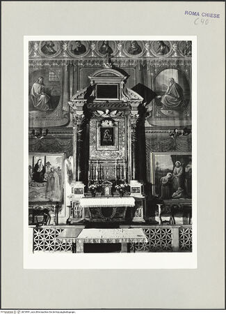 Vorderseite von Sopr. BAS ROMA [https://www.deutsche-digitale-bibliothek.de/content/lizenzen/rv-ez/] Hochaltar - , bh510991_recto. Foto.