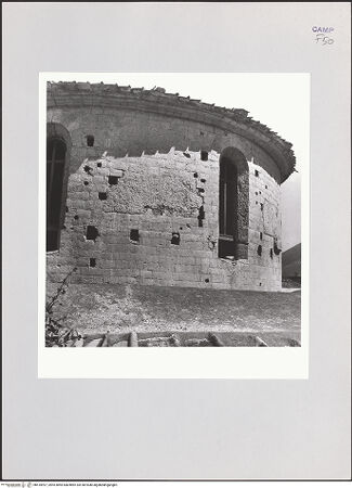 Vorderseite von Bibliotheca Hertziana [https://www.deutsche-digitale-bibliothek.de/content/lizenzen/rv-fz/] Santa Maria Maggiore - Kuppel, Detail, bh510997_recto. Foto.