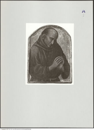 Vorderseite von Staatliche Museen [https://www.deutsche-digitale-bibliothek.de/content/lizenzen/rv-ez/] Heiliger Franziskaner - , bh511007_recto. Foto.