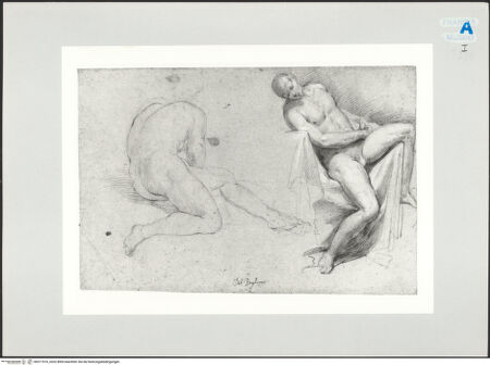 Vorderseite von Réunion des Musées Nationaux [https://www.deutsche-digitale-bibliothek.de/content/lizenzen/rv-ez/] Sitzender und liegender Akt - , bh511916_recto. Foto.