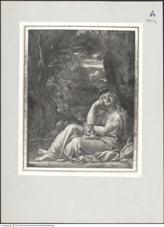 Vorderseite von Réunion des Musées Nationaux [https://www.deutsche-digitale-bibliothek.de/content/lizenzen/rv-ez/] Maria Magdalena in der Wüste - , bh511948_recto. Foto.