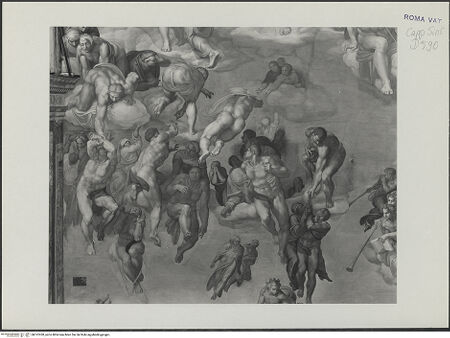 Vorderseite von Musei Vaticani [https://www.deutsche-digitale-bibliothek.de/content/lizenzen/rv-ez/] Das Jüngste Gericht - Aufsteigende Seelen, bh512020_recto. Foto.