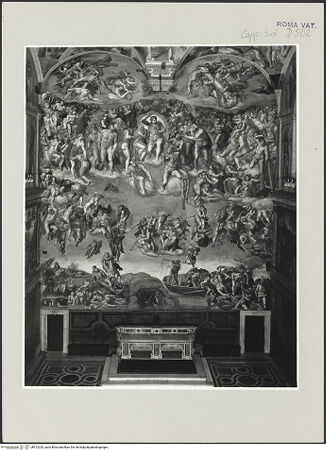 Vorderseite von Musei Vaticani [https://www.deutsche-digitale-bibliothek.de/content/lizenzen/rv-ez/] Das Jüngste Gericht - , bh512029_recto. Foto.