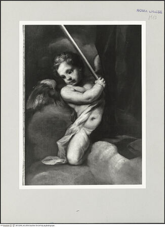 Vorderseite von Sopr. BAS ROMA [https://www.deutsche-digitale-bibliothek.de/content/lizenzen/rv-ez/] Die heilige Gertrude in Verzückung - Detail, bh512686_recto. Foto.