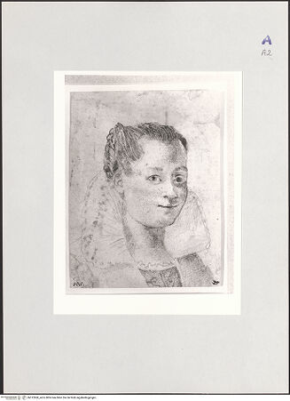 Vorderseite von Sotheby's [https://www.deutsche-digitale-bibliothek.de/content/lizenzen/rv-ez/] Mädchenkopf - , bh512860_recto. Foto.