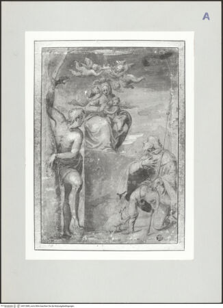 Vorderseite von Réunion des Musées Nationaux [https://www.deutsche-digitale-bibliothek.de/content/lizenzen/rv-ez/] Madonna mit den heiligen Rochus und Sebastian - , bh512885_recto. Foto: Bellot, Michèle.