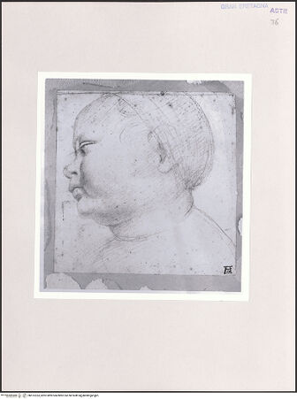 Vorderseite von Sotheby's [https://www.deutsche-digitale-bibliothek.de/content/lizenzen/rv-ez/] Babykopf - , bh513353_recto. Foto.