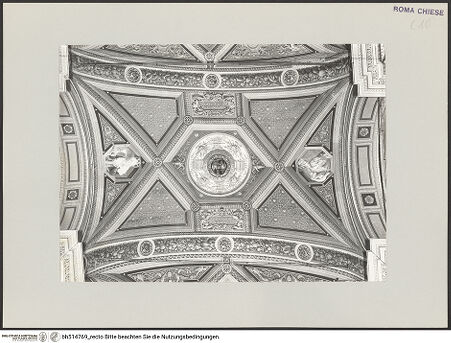 Vorderseite von ICCD [https://www.deutsche-digitale-bibliothek.de/content/lizenzen/rv-ez/] Gewölbeausmalung - Hauptschiff, 2. Joch, bh514769_recto. Foto.