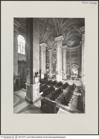 Vorderseite von ICCD [https://www.deutsche-digitale-bibliothek.de/content/lizenzen/rv-ez/] Santa Maria dell'AnimaMittelschiff - Hauptschiff und linkes Seitenschiff, bh514771_recto. Foto.