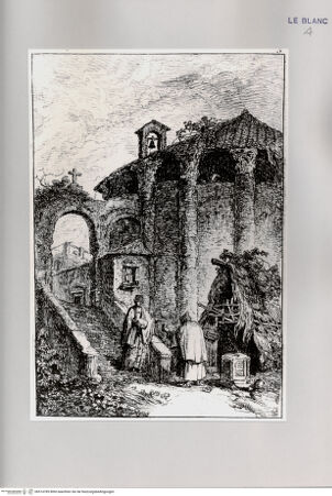 Vorderseite von Landesbildstelle Rheinland [http://creativecommons.org/publicdomain/mark/1.0/] Les Soirées de Rome,.. ; 10 Blätter; Tafel 5: Antiker Tempel - , bh514789. Foto.