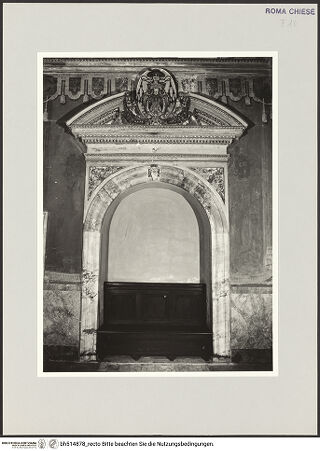 Vorderseite von Sopr. BAS ROMA [https://www.deutsche-digitale-bibliothek.de/content/lizenzen/rv-ez/] Altarrahmen der Dornenkrönung von Rubens - , bh514878_recto. Foto.