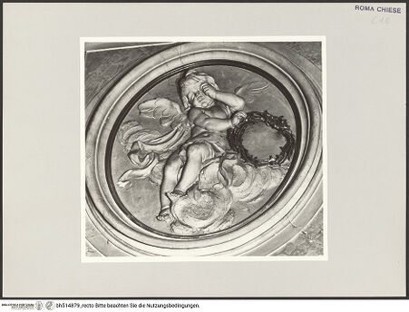 Vorderseite von Sopr. BAS ROMA [https://www.deutsche-digitale-bibliothek.de/content/lizenzen/rv-ez/] Engel mit Arma Christi - Engel mit Dornenkrone, bh514879_recto. Foto.