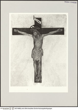Vorderseite von Sopr. BAS ROMA [https://www.deutsche-digitale-bibliothek.de/content/lizenzen/rv-ez/] Kruzifix - , bh514880_recto. Foto.