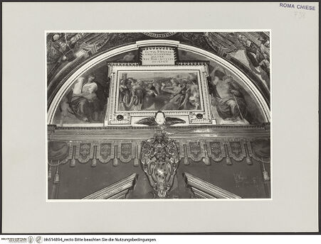 Vorderseite von Sopr. BAS ROMA [https://www.deutsche-digitale-bibliothek.de/content/lizenzen/rv-ez/] Lünetten mit der Legende des Heiligen Kreuzes - Die Auffindung des Heiligen Kreuzes, bh514894_recto. Foto.