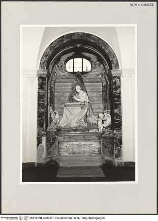 Vorderseite von Sopr. BAS ROMA [https://www.deutsche-digitale-bibliothek.de/content/lizenzen/rv-ez/] Grabmal des Kardinals Gioacchino Besozzi - , bh514900_recto. Foto.