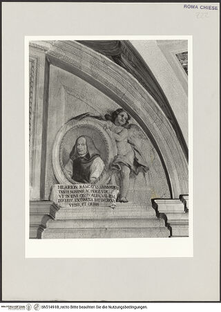 Vorderseite von Sopr. BAS ROMA [https://www.deutsche-digitale-bibliothek.de/content/lizenzen/rv-ez/] Lünettenbilder - Porträtmedaillon, Ilario Rancati, bh514918_recto. Foto.