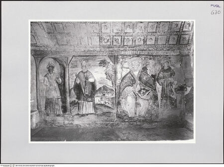 Vorderseite von Sigismondi, Roberto [https://www.deutsche-digitale-bibliothek.de/content/lizenzen/rv-fz/] Heiligendarstellungen - rechte Wand, bh514930_recto. Foto: Sigismondi, Roberto.