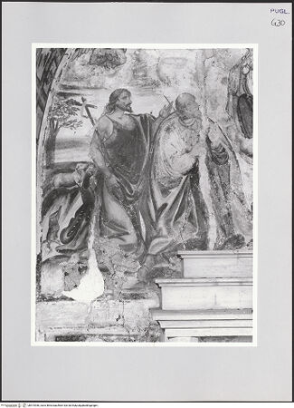 Vorderseite von Sigismondi, Roberto [https://www.deutsche-digitale-bibliothek.de/content/lizenzen/rv-fz/] Marienkrönung mit Johannes dem Täufer, den heiligen Lucia und Franziskus sowie einem weiterem Heiligen - Detail, bh514936_recto. Foto: Sigismondi, Roberto.