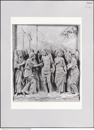 Vorderseite von Pedicini, Luciano [https://www.deutsche-digitale-bibliothek.de/content/lizenzen/rv-ez/] Der ungläubige Thomas - Gesamtansicht, bh515314_recto. Foto: Pedicini, Luciano.