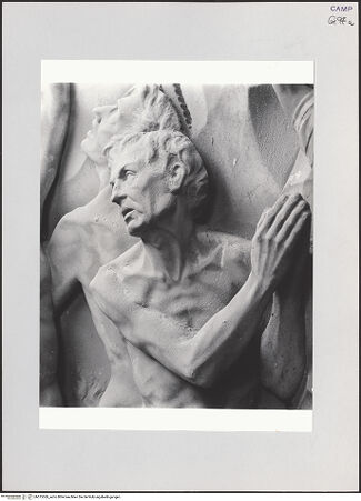 Vorderseite von Pedicini, Luciano [https://www.deutsche-digitale-bibliothek.de/content/lizenzen/rv-ez/] Altarretabel mit der Madonna delle Grazie zwischen den heiligen Cataldus und Agnellus und den Stiftern Giovanni Maria Poderico und Federico PodericoMadonna delle Grazie - Detail: um Gnade flehende Seele, bh515369_recto. Foto: Pedicini, Luciano.