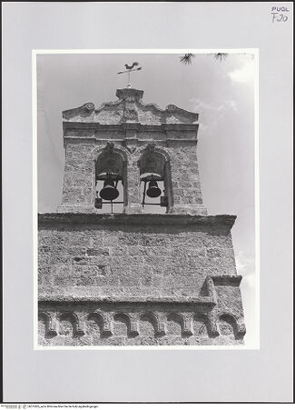 Vorderseite von Sigismondi, Roberto [http://creativecommons.org/licenses/by-nc-sa/4.0/] Santa Maria della Strada - Campanile, Bekrönung, bh515685_recto. Foto: Sigismondi, Roberto.