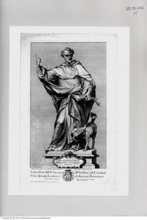 Vorderseite von Bibliothèque Nationale [http://creativecommons.org/publicdomain/mark/1.0/] Der heilige Dominikus von Caleruega - , bh516375. Foto.