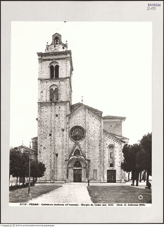 Vorderseite von Alinari [https://www.deutsche-digitale-bibliothek.de/content/lizenzen/rv-ez/] Santa Maria Assunta - Fassade, bh516416_recto. Foto: Anderson, ?.