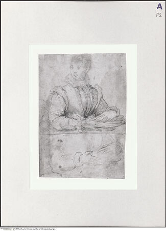 Vorderseite von Sotheby's, New York [https://www.deutsche-digitale-bibliothek.de/content/lizenzen/rv-ez/] Studie zu einer am Tisch sitzenden Frauenfigur mit einer Schüssel in der Hand - , bh516445_recto. Foto.