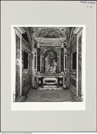 Vorderseite von Sopr. BAS ROMA [https://www.deutsche-digitale-bibliothek.de/content/lizenzen/rv-ez/] Santa PudenzianaCappella di San Pietro - Altarwand, bh516527_recto. Foto.