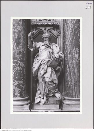 Vorderseite von ICCD [https://www.deutsche-digitale-bibliothek.de/content/lizenzen/rv-ez/] Der Apostel Paulus - Gesamtansicht, bh517147_recto. Foto.