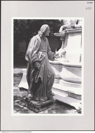Vorderseite von ICCD [https://www.deutsche-digitale-bibliothek.de/content/lizenzen/rv-ez/] Christus und die SamariterinChristus am Brunnen - Christus von links, bh517154_recto. Foto.