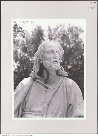 Vorderseite von ICCD [https://www.deutsche-digitale-bibliothek.de/content/lizenzen/rv-ez/] Christus und die SamariterinChristus am Brunnen - Christus, Detail, bh517159_recto. Foto.