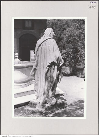 Vorderseite von ICCD [https://www.deutsche-digitale-bibliothek.de/content/lizenzen/rv-ez/] Christus und die SamariterinChristus am Brunnen - Christus, Rückseite, bh517162_recto. Foto.